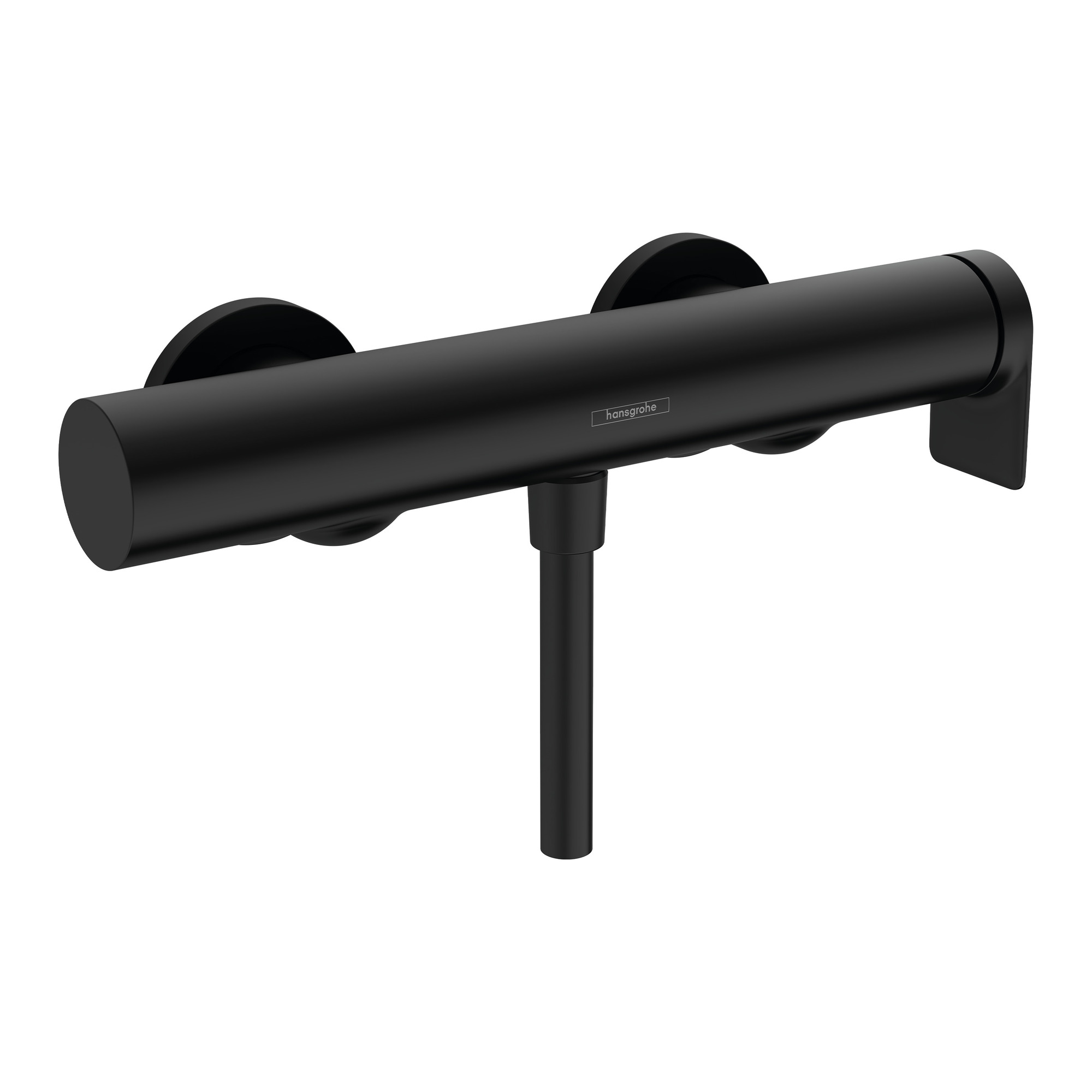 Baterie de dus Hansgrohe Vivenis monocomanda montaj aparent negru mat 75620670
