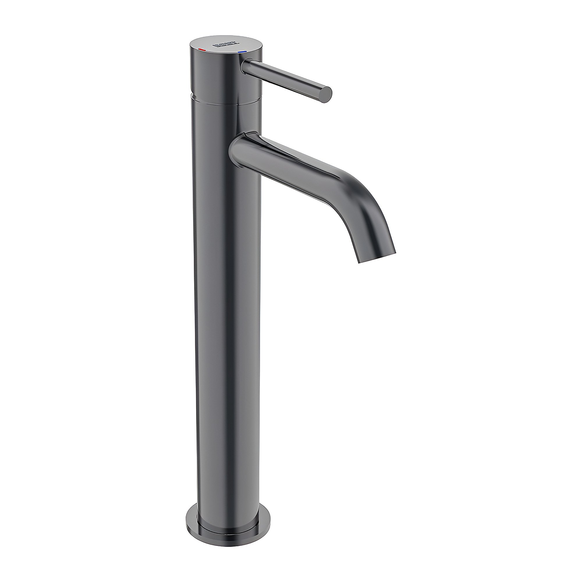 Baterie de lavoar inalta Tube BOET negru crom